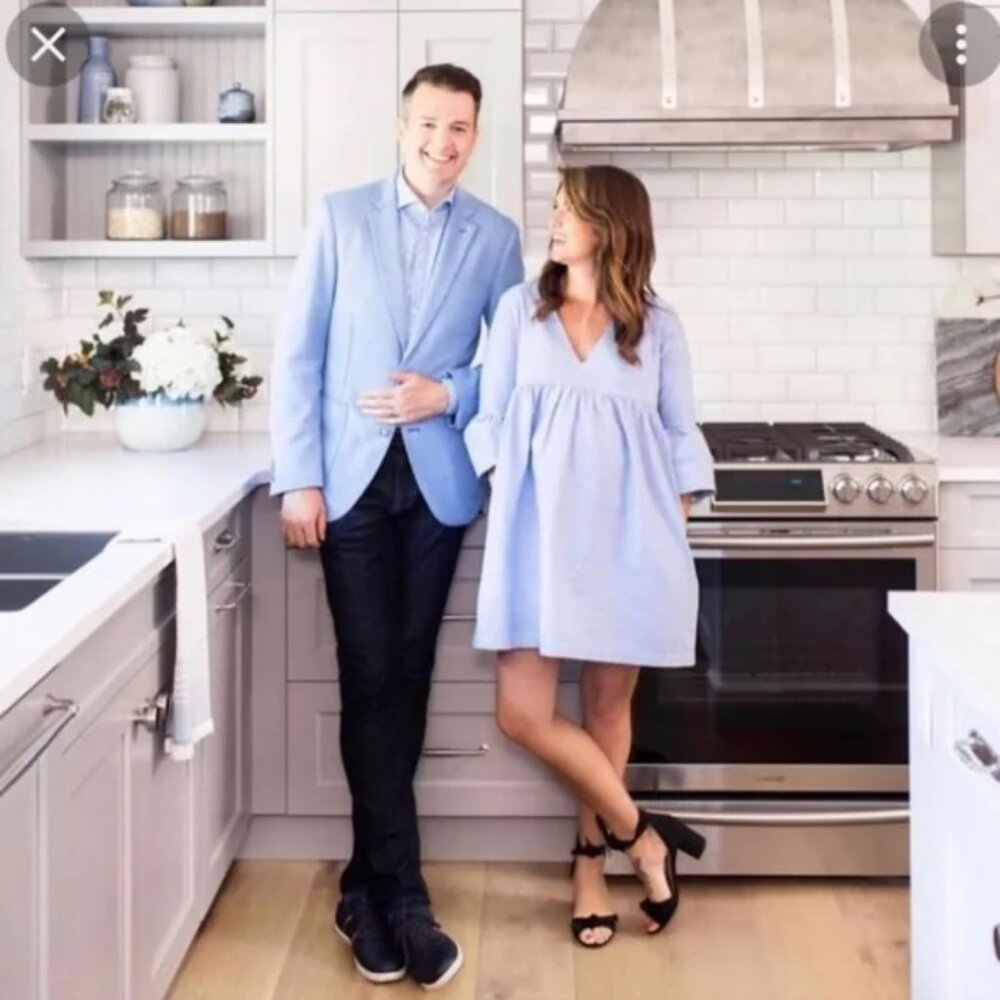 Aritzia Sunday Best Blue Bell Light Blue Dress, Size Large